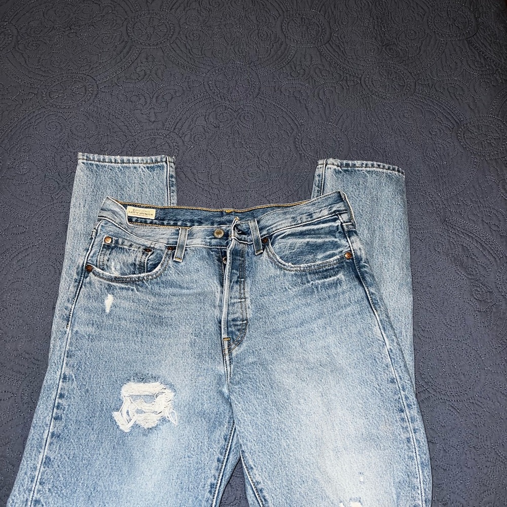 Levi's 501 High Rise Women Jeans - Light Blue